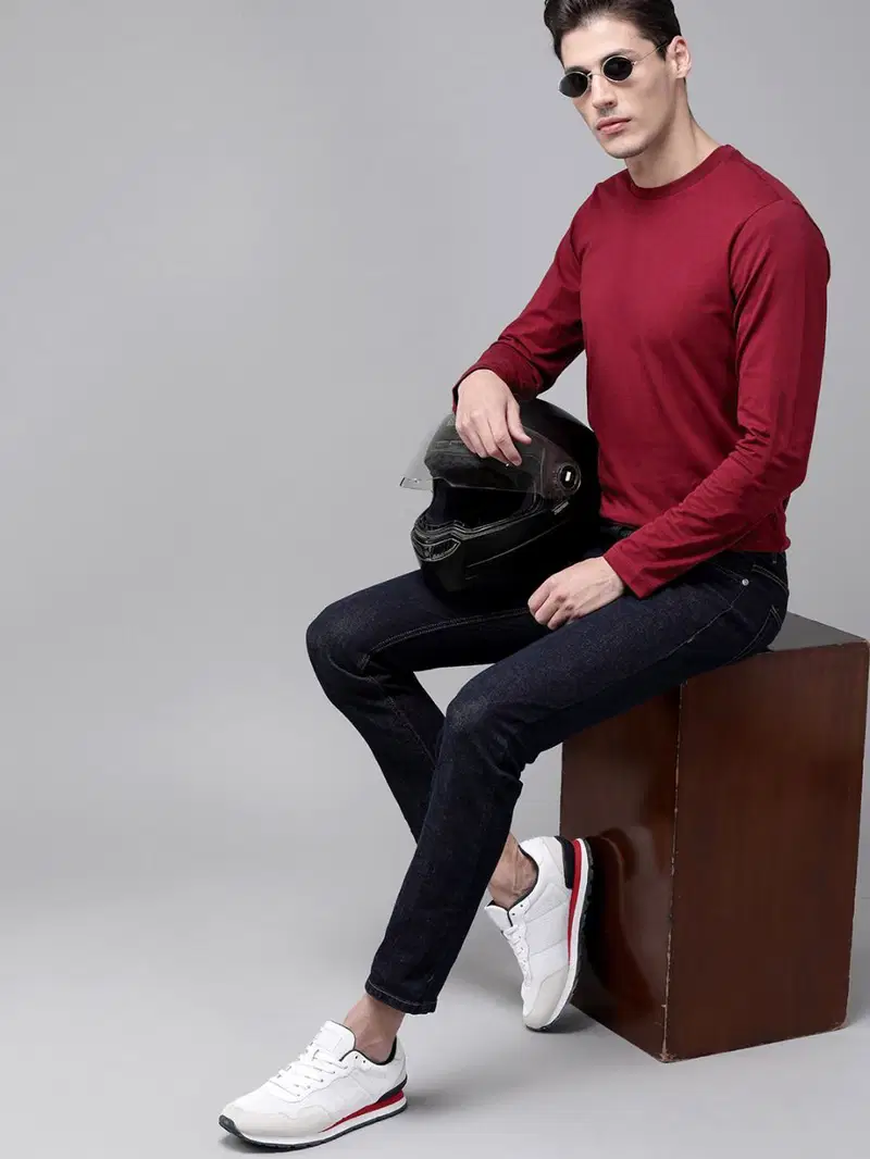 Men Plain Fancy Regular Wear Wholesale Tshirt Latest Collection